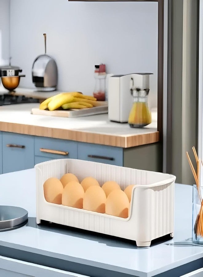 Joystick Egg Holder Storage Containers for Refrigerator, Space-Saving Design, Keeps Eggs Fresh and Organized, BPA-Free, Convenient, Easy Access, Fridge or Countertop Use 30 egg tray (3 layer) - Image 5